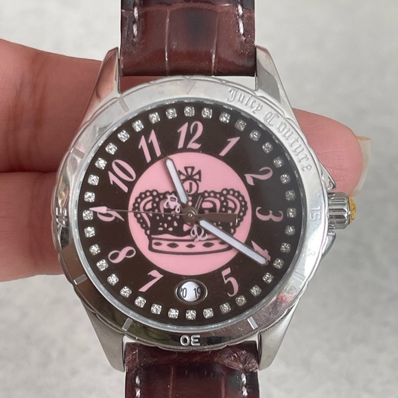 Juicy Couture Brown Watch with CZ *Vintage* - Picture 5 of 7
